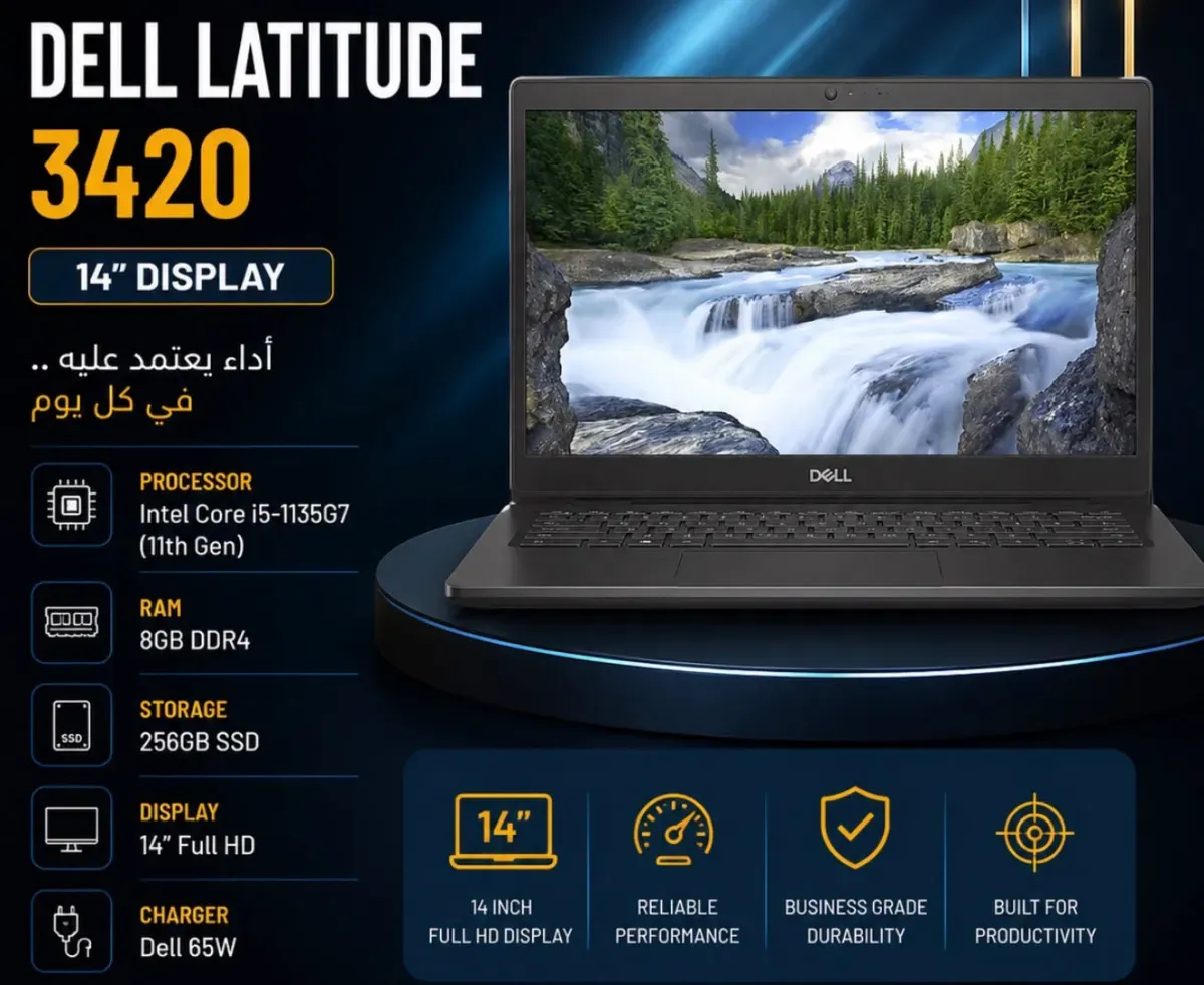 Dell Latitude 3420 Core i5 11th RAM 8GB SSD 256GB Intel 14"