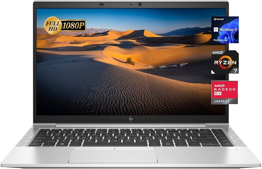 HP EliteBook 845 G8 – Ryzen 5 PRO 5650U, 16GB RAM, 256GB SSD, 14″ FHD